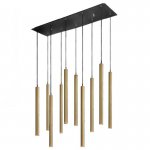 Светильник Trumpet Rectangle Gold 10 плафонов Loft Concept 40.2842