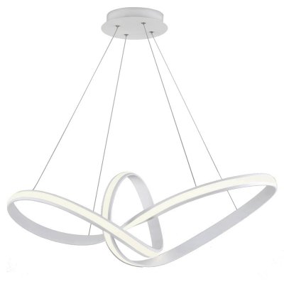 Люстра Mobius Strip White Chandelier Loft Concept 40.2849-2
