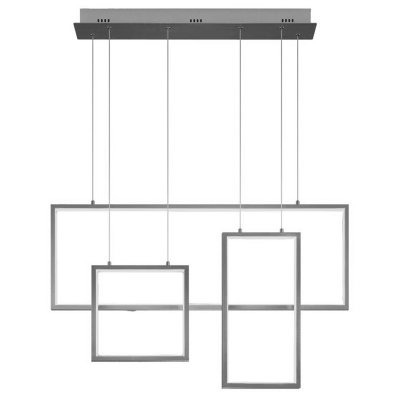 Люстра Rectangle Geometry Chandelier Nickel 3 Loft Concept 40.2852-2 Люстра Rectangle Geometry Chandelier Nickel 3 Loft Concept 40.2852-2