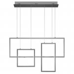 Люстра Rectangle Geometry Chandelier Nickel 3 Loft Concept 40.2852-2