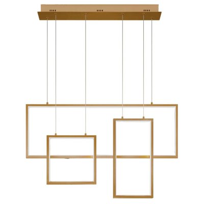 Люстра Rectangle Geometry Chandelier Gold 3 Loft Concept 40.2853-2 Люстра Rectangle Geometry Chandelier Gold 3 Loft Concept 40.2853-2