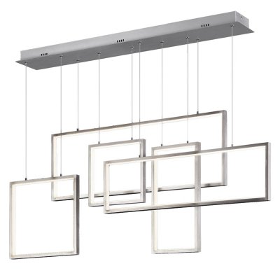 Люстра Rectangle Geometry Chandelier Nickel 5 Loft Concept 40.2854-2 Люстра Rectangle Geometry Chandelier Nickel 5 Loft Concept 40.2854-2