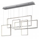 Люстра Rectangle Geometry Chandelier Nickel 5 Loft Concept 40.2854-2