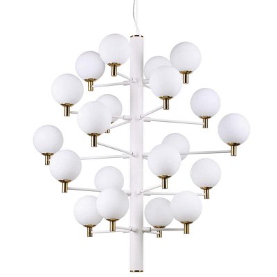 Люстра Italian Globe Abstraction Light White 20 Loft Concept 40.2929-2 Люстра Italian Globe Abstraction Light White 20 Loft Concept 40.2929-2