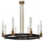 Люстра RH CANELLE Round Chandelier Brass and bronze Loft Concept 40.2939-2