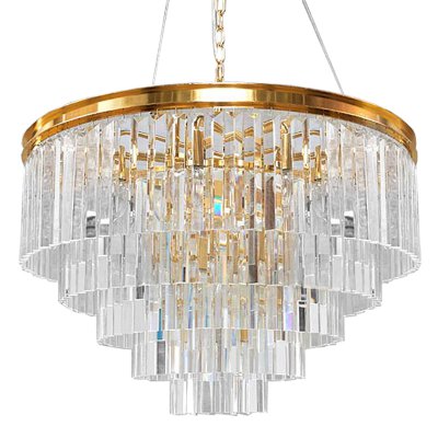 Люстра RH Odeon Chandelier Five Gold 80 Loft Concept 40.2949-2