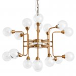 Люстра Bistro Globe Milk Chandelier 16 Loft Concept 40.2952-2
