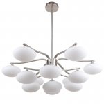 Oval Balls Mushrooms Chandelier 13 Silver Loft Concept 40.2967-3
