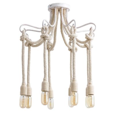 Люстра Loft Rope Light White 8 Loft Concept 40.2975-3