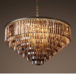 Люстра RH 1920s Odeon Smoke Glass Fringe Chandelier -80, 100 Loft Concept 40.297