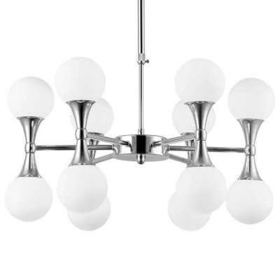 Люстра Ball Valley Chandelier Chromium 12 Loft Concept 40.2987-3