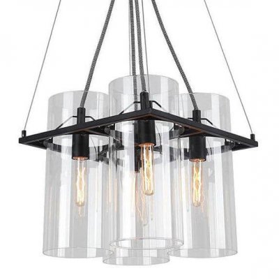 Люстра Glass Cylinder Chandelier Loft Concept 40.2999-3