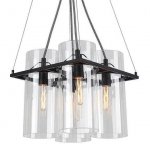 Люстра Glass Cylinder Chandelier Loft Concept 40.2999-3