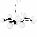 Люстра Bubbles on 4 Rings Chandelier Black Loft Concept 40.3005-3