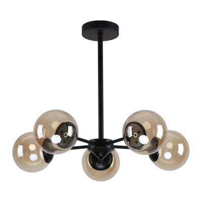 

Люстра современная Экономсвет 40300/5BK BR, 40300/5BK BR
