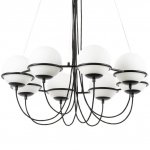 Люстра Melissa Chandelier Black 8 Loft Concept 40.3010-3