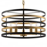 Люстра Gold Stripes Chandelier 5 Loft Concept 40.3014-3