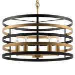 Люстра Gold Stripes Chandelier 5 Loft Concept 40.3014-3