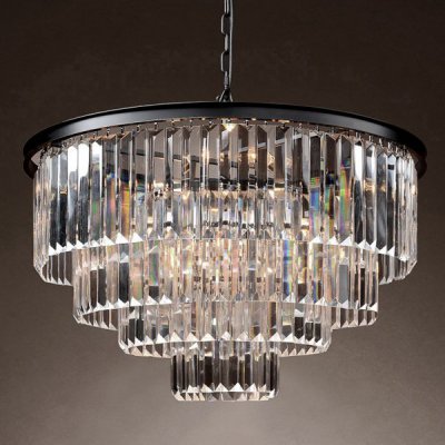 Люстра RH 1920s Odeon Clear Glass Fringe Chandelier -60 Loft Concept 40.308