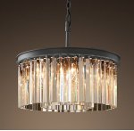 Люстра RH Rhys Clear Glass Prism Round Chandelier 40 Loft Concept 40.311