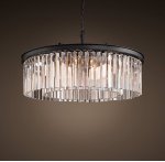 Люстра RH Rhys Clear Glass Prism Round Chandelier 70 Loft Concept 40.312