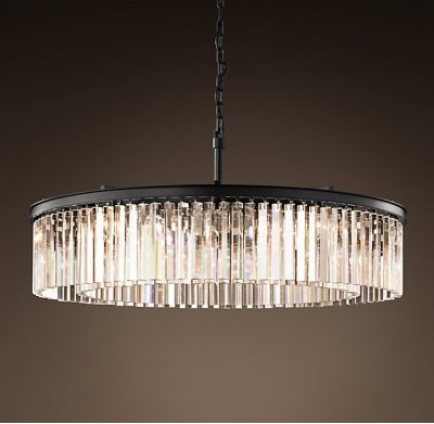 Люстра RH Rhys Clear Glass Prism Round Chandelier 100 Loft Concept 40.313