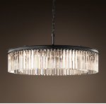 Люстра RH Rhys Clear Glass Prism Round Chandelier 100 Loft Concept 40.313