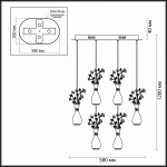 Люстра Odeon light 4035/36L CAROLIS