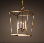 Подвесной светильник 19th C. English Openwork Square Pendant Bronze Loft Concept 40.387