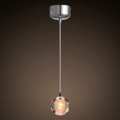 Светильник Bocci 14.1 Single Bubbles Led Crystal Glass 1 Ball Loft Concept 40.390