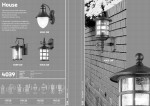 Уличный настенный светильник Odeon light 4042/1W HOUSE