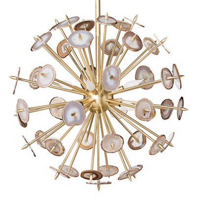 Люстра Agate Burst Chandelier Brass Loft Concept 40.488