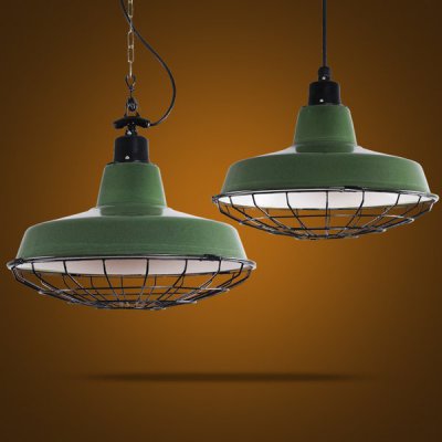 Подвесной светильник Loft Ber Cage Green Pendant Loft Concept 40.518