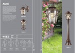 Уличный светильник, 82 см Odeon light 4052/1F ALETTI