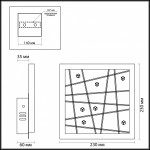 Светильник настенный бра Odeon light 4056/16WL RALDO