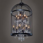 Люстра Steampunk Birdcage Chandelier 60 black Loft Concept 40.563