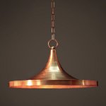 Подвесной светильник Copper Pendant Lamp Beat Light Wide Loft Concept 40.566