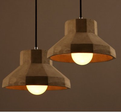 Подвесной светильник Art Concrete Aubergine Loft Concept 40.573.MT.CO.T1B