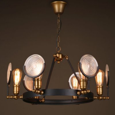 Люстра GASLIGHT LENS Chandelier 6 Loft Concept 40.600