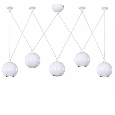 Подвесной светильник Multisphere Pendant White 5 Loft Concept 40.636