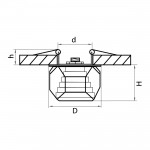 Светильник встраиваемый Lightstar 4064 Romb