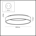 Светильник потолочный Odeon light 4066/40CL SOLE