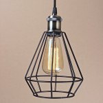 Подвесной светильник Wire Cage Pendant Punch Black Loft Concept 40.675