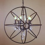 Люстра Orb Iron Farn Sphere Pendant Glass Loft Concept 40.685