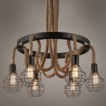Люстра Loft Rope Chandelier cage VI Loft Concept 40.694