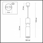 Подвесной светильник Odeon light 4074/5L SAKRA