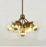 Люстра Modo 5 Brass color & clear glass Loft Concept 40.733