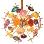 Люстра Agate Burst Chandelier Multicolor Loft Concept 40.736