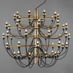 Люстра Flos 50 holder Brass Gold by Gino Sarfatti Loft Concept 40.744-0