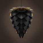 Подвесной светильник Pine Cone II Black & Gold 30 Loft Concept 40.771.MT.BL.BJR